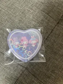 マイメロディ　ハートホログラム缶バッジのサムネイル