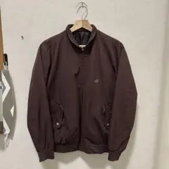 クロコダイル　ブラウン ジップアップジャケット　古着