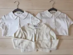 通塾用　ファミリア　半袖シャツ＆ボレロ120cm 3点セット