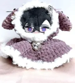 うさ耳ポンチョ[匿名配送] にじぱぺっと ぬい服 ぬい帽子