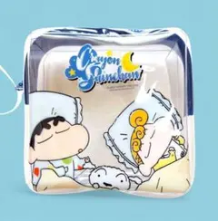 韓国ダイソー　クレヨンしんちゃん　公式商品　クリアポーチ　匿名配送