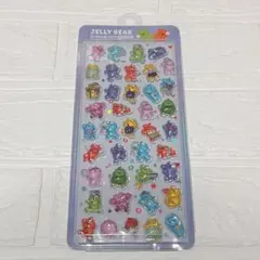 韓国 JELLY BEAR 3D クリスタル ステッカー パープル シール