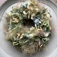 紫陽花リース