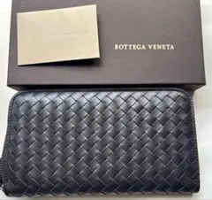 Bottega Veneta イントレチャート長財布ラウンドファスナー新品未使用