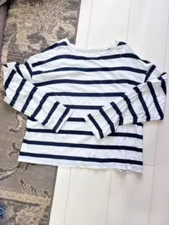 ZARA ボーダー長袖カットソー 11-12歳