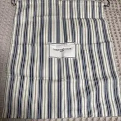 CHRISTIAN DIOR ストライプ巾着