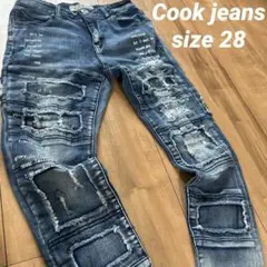 cookjeansデニムパンツ ダメージ加工　希少　完売品
