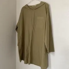 カーキ セーラーチュニック ナチュラルリネンのサムネイル