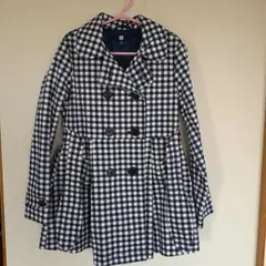 お値下げ♡ユニクロ　トレンチコート　ギンガムチェック　130センチ