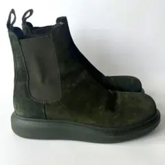 Alexander McQueen マックイーン スエード サイドゴアブーツ - メルカリ