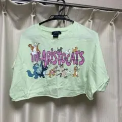【匿名発送】おしゃれキャット　ショート丈Tシャツのサムネイル