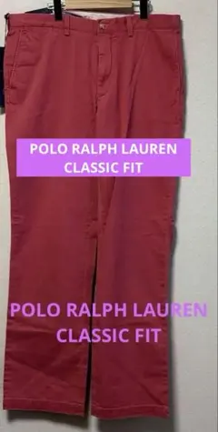 POLO RALPH LAUREN CLASSIC FIT チノパン 36/32