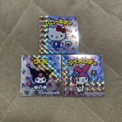 サンリオキャラクターズマンチョコ　シール　ハローキティ　クロミ　マイメロディ