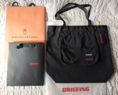 完売◆ブリーフィング×Barbour×UA◆トリプルコラボトートバッグ 黒◆新品