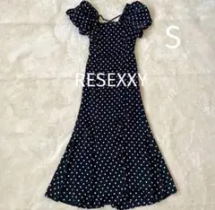 25SS RESEXXY リゼクシー　バブルスリーブマーメイドワンピース