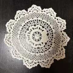 ホワイトレース編み 約20cm