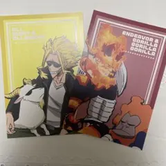 ヒロアカ　オールマイト　エンデヴァー　アニマルズ　特典　ポストカード