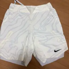 NIKE テニス用ハーフパンツ ホワイト メンズSサイズ