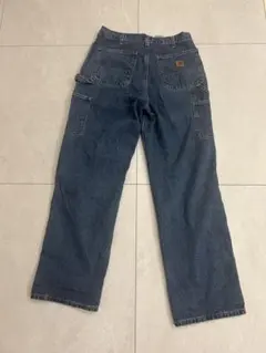 Carhartt ダークブルー カーゴパンツ - メルカリ