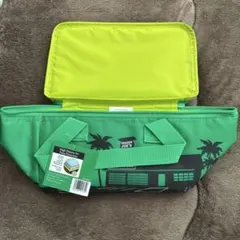 クーラーバッグ グリーン パームツリー