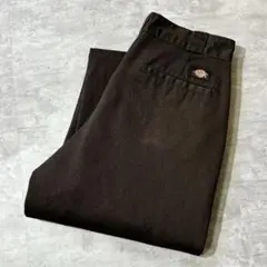 旅*人様 00s Dickies 874 ワークパンツ チノパン ブラウン 34