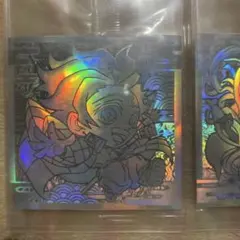 鬼滅の刃　シールウエハース其ノ六　極幻レアセット　竈門炭治郎竈門禰豆子おまけ付き