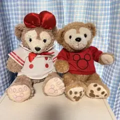 ハワイ・アウラニ限定】ダッフィー & シェリーメイ ペア ぬいぐるみ 