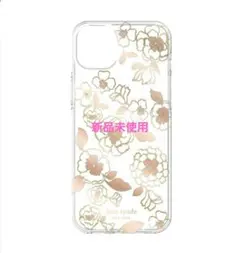 週末価格☆kate spade iPhone14 Plus ケース 花柄 クリアのサムネイル