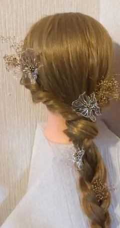 成人式卒業式髪飾りアメリカンフラワー白無垢色打掛前撮りウェディング浴衣