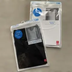 【新品】　ユニクロ　エアリズム　 メッシュタンクトップ　130 キッズ　2枚