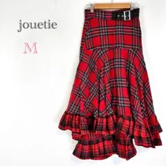 ♦︎ジュエティ【M】クレイジーフリルチェックスカート　フィッシュテール　ロックのサムネイル