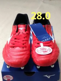 ミズノ／スパイク／ラグビー用／28.0／赤／R1GA200101／新品・未使用品