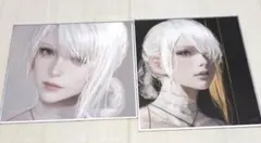 ニーア リィンカネ 15周年 消セナイ記録 展覧会 アケハ ミニ色紙 4点