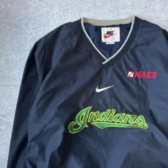 NIKE 90s プルオーバー ナイロン ビックロゴ 銀タグ XL