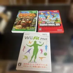 Wiiゲームソフトセット 3本　NEWスーパーマリオブラザーズWii