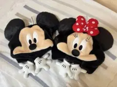 ディズニー ファンキャップ 58cm ミッキー＆ミニー 2点セット　新品タグ付き