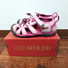 KEEN サンダル 19.5cm ピンク 記名あり【箱希望の方お知らせください】