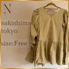 ◇値下げ◇sakishimatokyo｜ボリューム ギャザー スリーブ ブラウスのサムネイル
