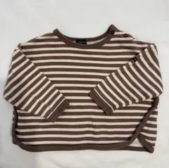 petit main ボーダースウェット