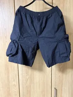 GU ブラック カーゴショートパンツ Mサイズ
