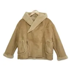 コ*️様 レディース アウター ボア ムートンコート フリーサイズ