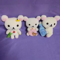 クマのぬいぐるみセット（アクセサリー付き）