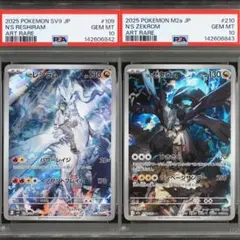コレクションファイル　NのレシラムAR・ミミッキュCSR PSA10 未来の一閃 コレクションファイル NのレシラムAR・ミミッキュCSR PSA10 未来の一閃