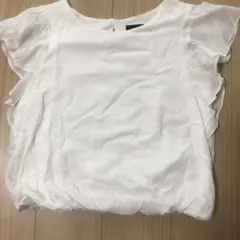 Untitled 白半袖ブラウス サイズ2