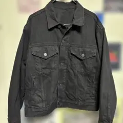 ブラックデニムジャケットノーブラ値下げ⭕️