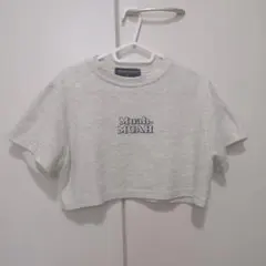 muahmuah グレー クロップドTシャツ FREEのサムネイル