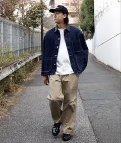 BACK NUMBER カバーオール デニム ジャケット L ライトオン