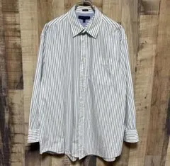 ち*ん様 トミーヒルフィガー 長袖シャツ ストライプシャツ　レギュラーフィット