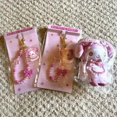 サンリオ一番くじ セット マイメロ ぬいぐるみ ビーズチャームセット