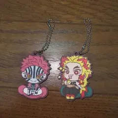 鬼滅の刃 ばんちょうこうキーホルダー　猗窩座　煉獄杏寿郎　C